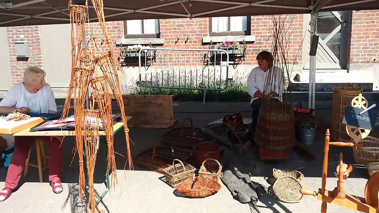 Démonstration de métiers anciens à Ostiches