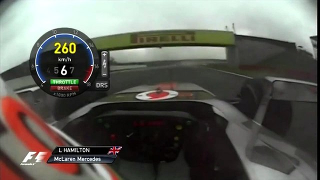 F1 Silverstone 2012 (FP1) Lewis Hamilton Helmet-Cam OnBoard