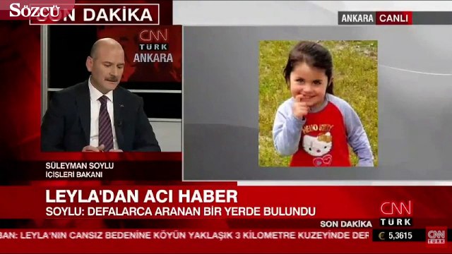 İçişleri Bakanı Soylu'dan Leyla’nın ölümüyle ilgili ilk açıklama