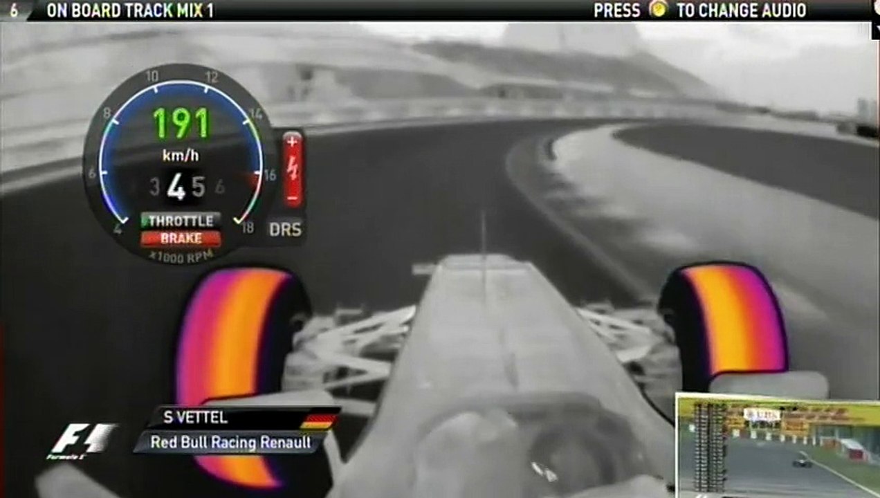 F1 Japan 2013 (FP1) Sebastian Vettel OnBoard (Thermal-Cam)