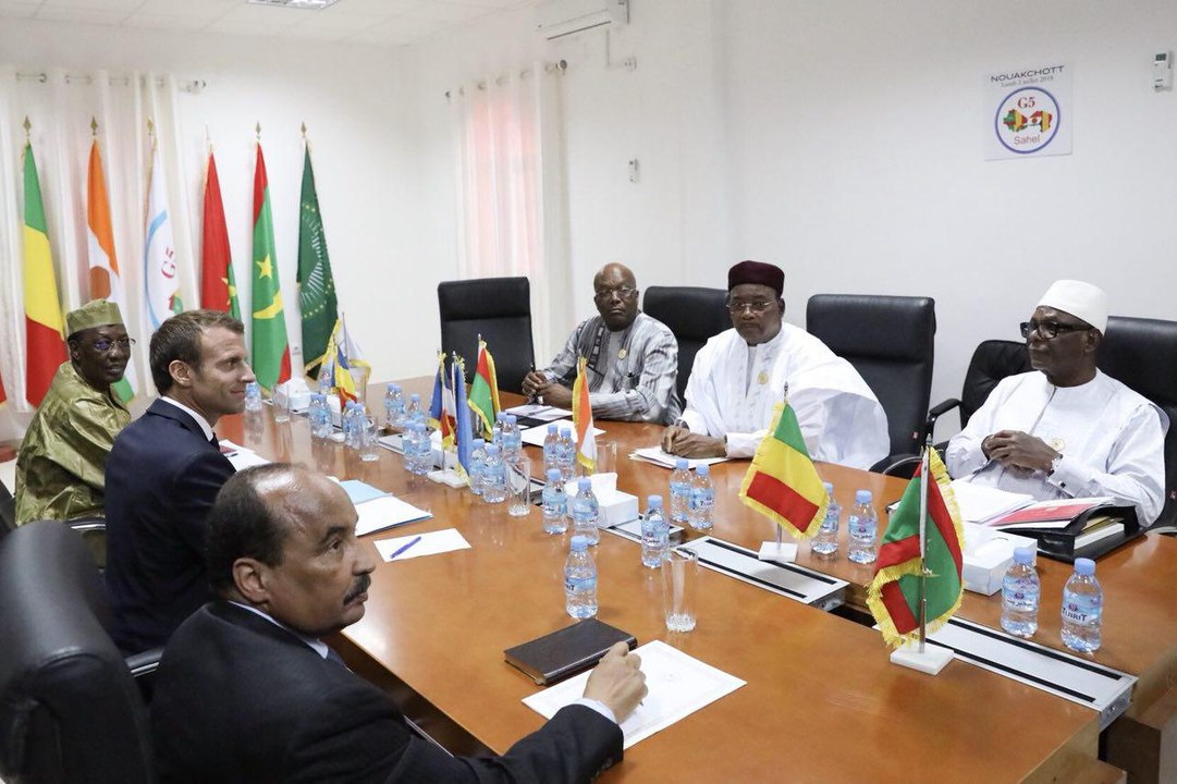 Déclaration à la presse du Président de la République, Emmanuel Macron, lors du G5 Sahel à Nouakchott, Mauritanie