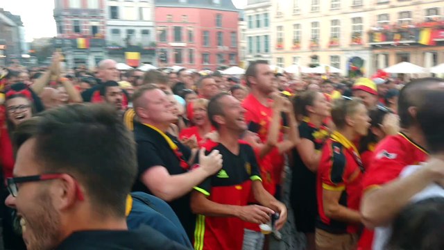 Mons: Belgique-Japon : le premier goal des Diables. Vidéo Eric Ghislain