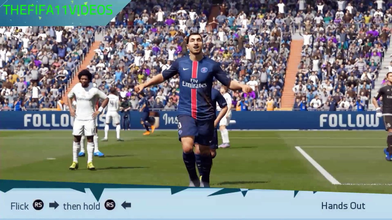 Fifa 17 all celebrations tutorial