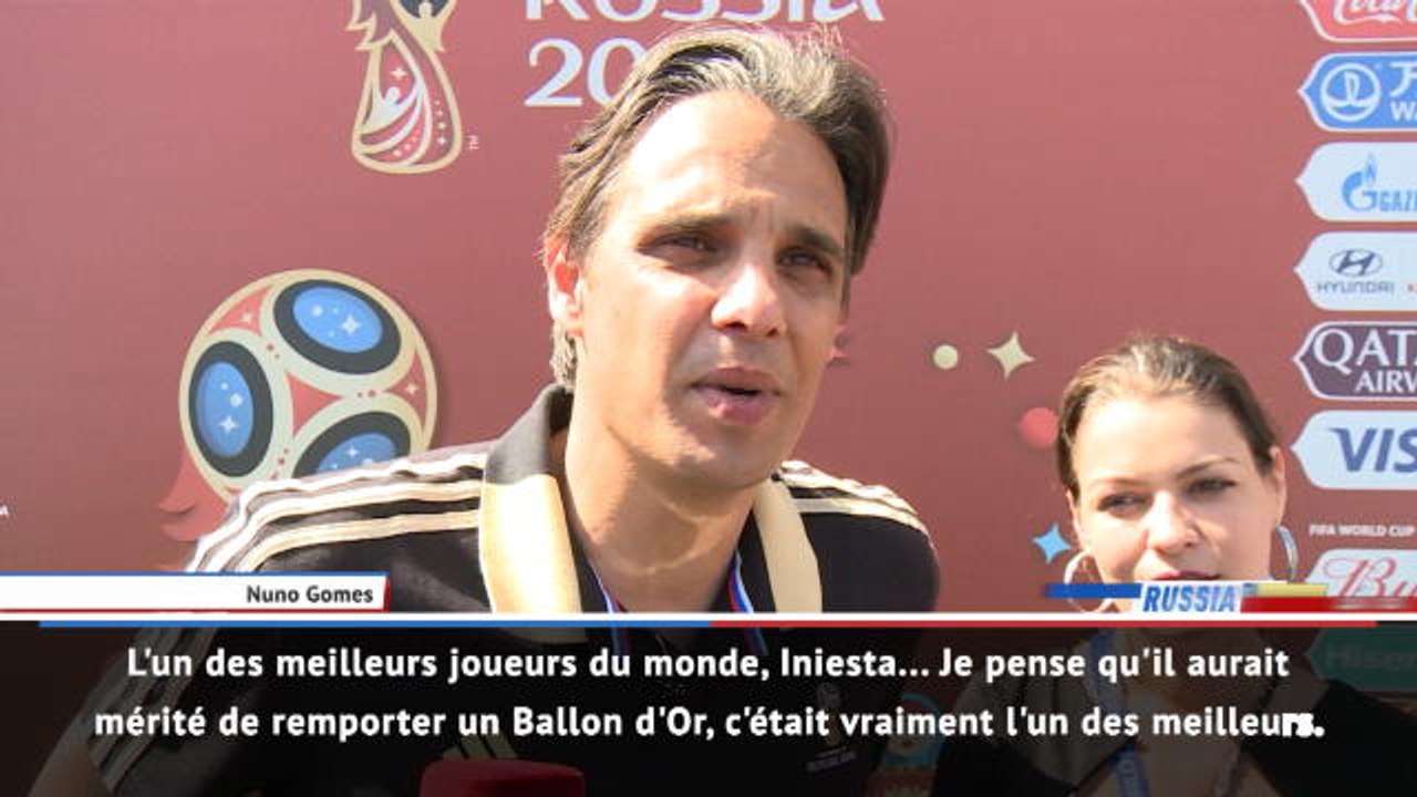 Coupe du Monde 2018 - Nuno Gomes : "Iniesta aurait mérité un Ballon d'Or"