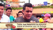 Carlos José Matamoros desea que ya sea un hecho su divorcio con “La Gringa”