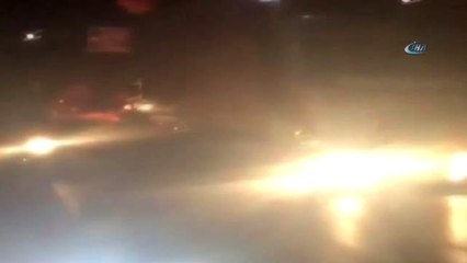 Plastik Madde Yüklü Tırda Önce Patlama Sonra Yangın