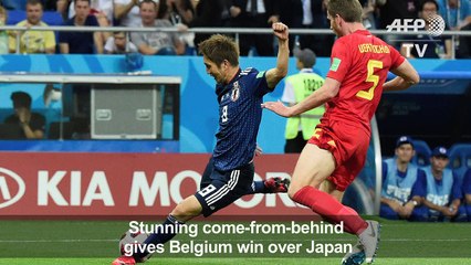 World Cup: Belgium beat Japan 3-2 in extremis