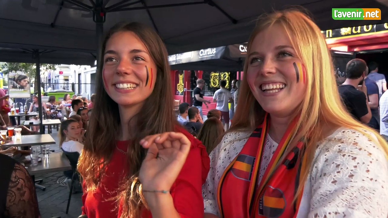 L'Avenir - Football  :  ambiance Belgique-Japon à Liège