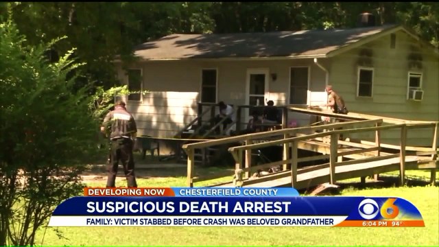 Man Charged with Murder After Police Find Victim Stabbed in Car Crash