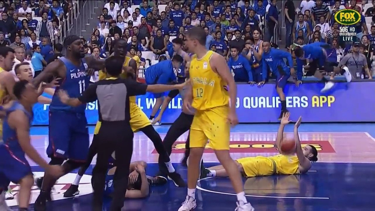 INSANE BRAWL! PH vs Australia FIBA World Cup 2019 Asian Qualifiers