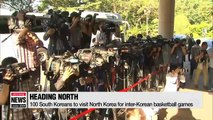 100 South Koreans to visit North Korea for inter-Korean basketball games
