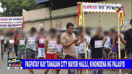 Pagpatay kay Tanauan City Mayor Halili, kinondena ng Palasyo