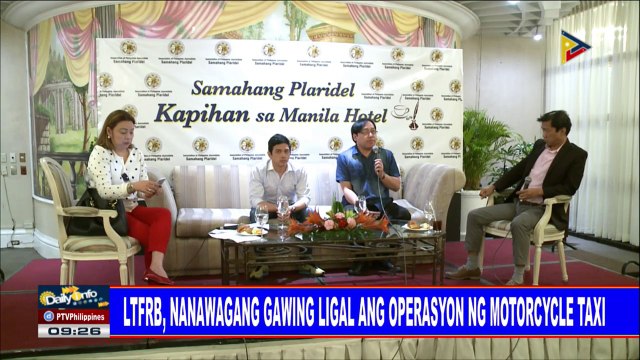 LTFRB, nanawagang gawing ligal ang operasyon ng motorcycle taxi