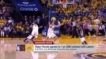 Stephen A. Smith reacts to Rajon Rondo signing with Lakers- 'I don't like it' - SportsCenter - ESPN