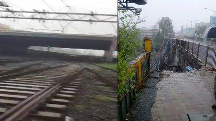 Mumbai में Heavy Rainfall की वजह से Andheri West Station का Pool गिरा, हादसा | वनइंडिया हिंदी