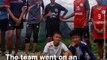 This soccer team was rescued after 10 days trapped inside of a cave in northern Thailand