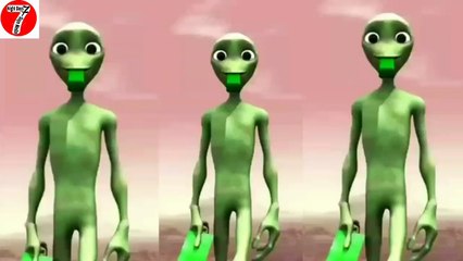 Dame Tu Cosita - Dance With Alien || Green Alien Dance