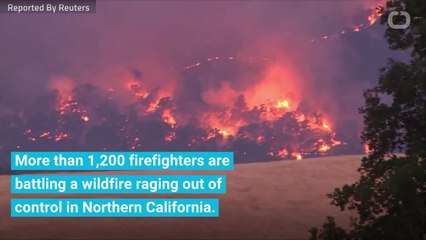 Firefighters Battle Northern California Wildfire