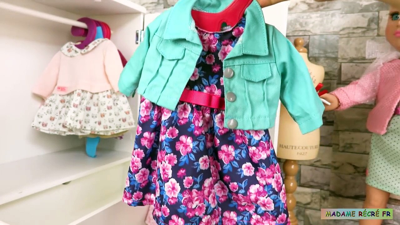 Armoire de Poupée Our Generation Vêtements Poupée American Girl