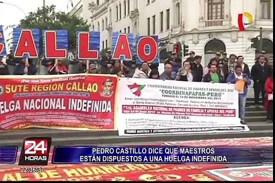 Pedro Castillo niega vínculos con Movadef