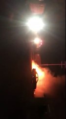 حريق سيارة سيدة سعودية