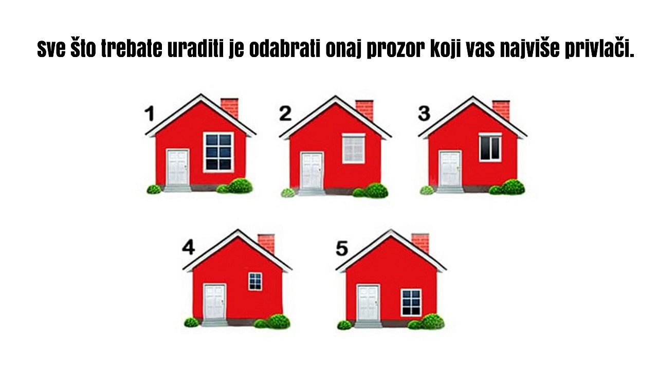 Odaberite PROZOR koji vam se najviše sviđa i otkrijte OVO o sebi!