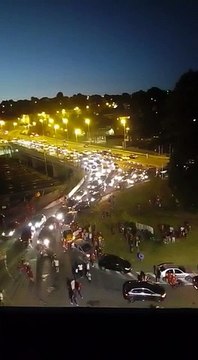 Victoire des diables : square Léopold Namur