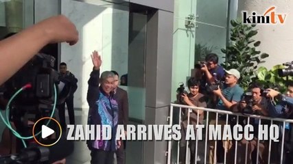 Zahid returns to MACC for questioning