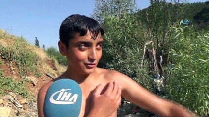 Kato Dağı eteklerinde sahilleri aratmayan görüntüler