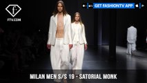 Sartorial Monk Milan Men Fashion Week Spring Summer 2019 | FashionTV | FTV