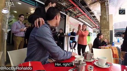 ROnaldo iN tea HotEl || PEopLEs reacTION 2018