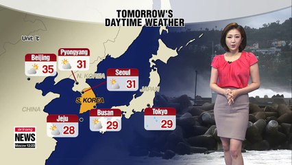 Hot and humid in Seoul, South affected by the typhoon _ 070318