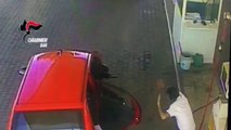 Finalmente presi gli autori delle rapine armate ai danni di attività nel barese - il video diffuso dalle telecamere durante una rapina presso un distributore di carburanti