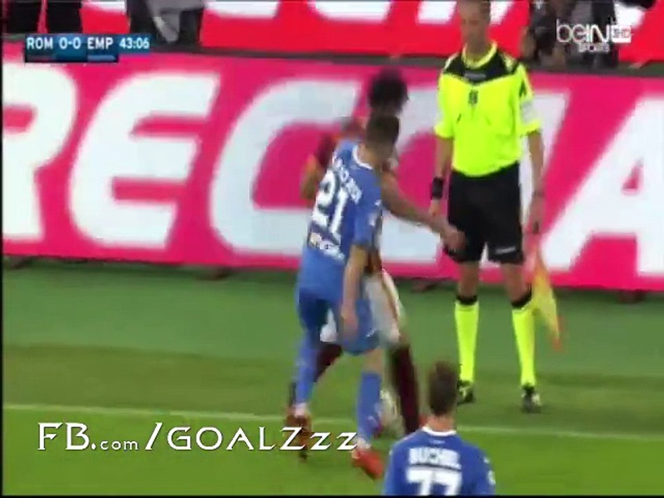 ملخص لمسات صلاح أمام إمبولي اليو في الدوري الايطالي 17102015