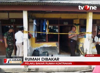 Pria Bakar Rumah Kontrakan, Dua Orang Terluka