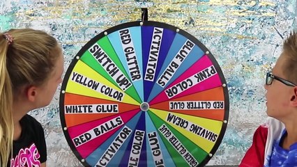 Mystery Wheel of Slime Switch Up Challenge!