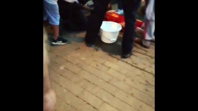 Dour : affrontements entre policiers et supporters après le match des Diables