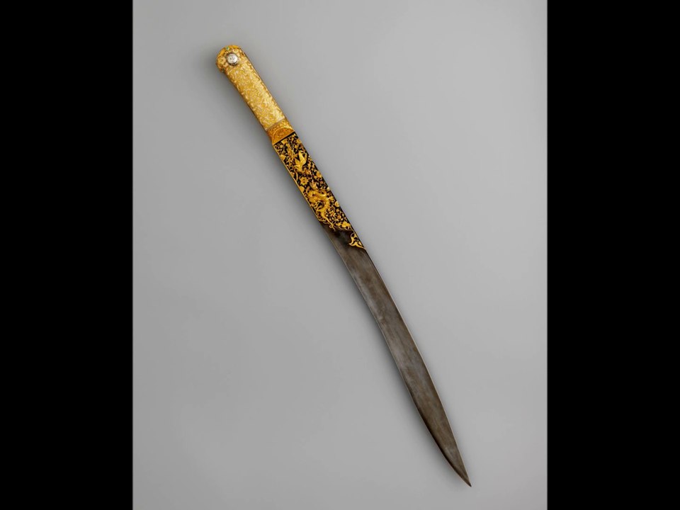 Yatagan Sword From the Court of  Sultan Suleiman Khan
