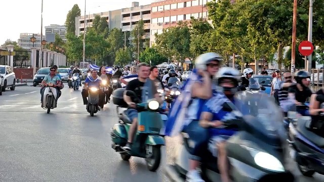 Thousands of Thessaloniki bikers protest Macedonia name deal