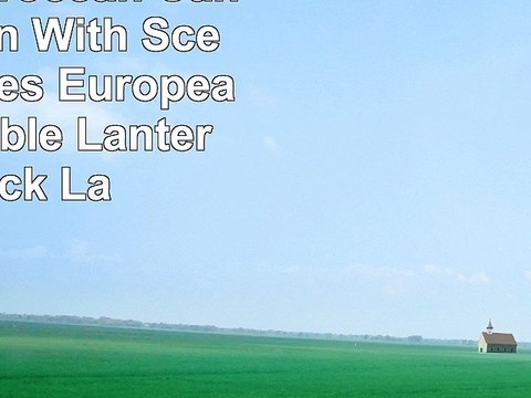 Vintage Moroccan Candle Lantern With Scented Candles European Style Table Lantern Black