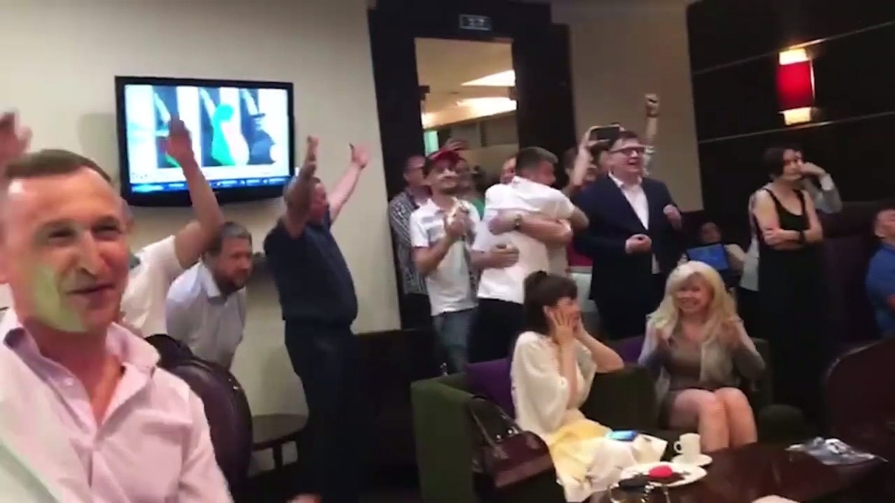 Russian fans celebrate Russia beating Spain on penalties | Spain vs Russia | FIFA World Cup 2018