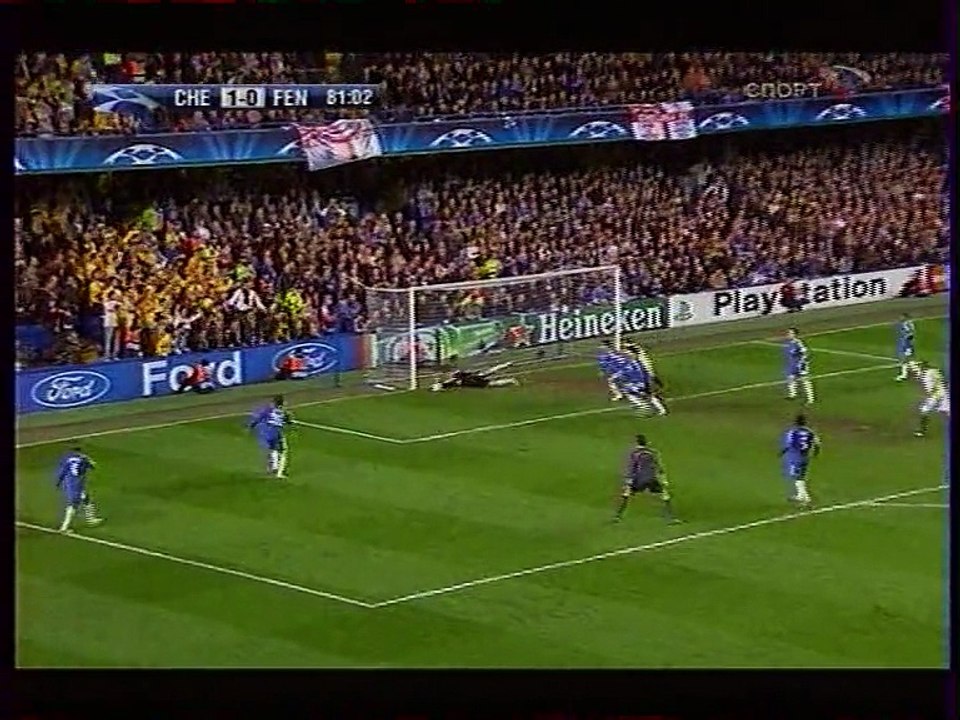 CHELSEA 2 - 0 FENERBAHÇE ŞAMPİYONLAR LİGİ 2007-2008 4. PART