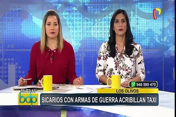 Télécharger la video: Los Olivos: sicarios asesinan a balazos a taxista y pasajero