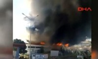 Kahramankazan'da Saray Keresteciler Sitesi'nde yangın  - İlk görüntüler