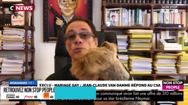 Morandini Live : Jean-Claude Van Damme homophobe ? Il réagit (exclu vidéo)