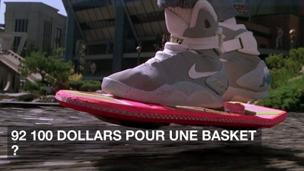 Retour vers le futur 2 : une basket portée par Michael J. Fox vendue près de 100 000 dollars