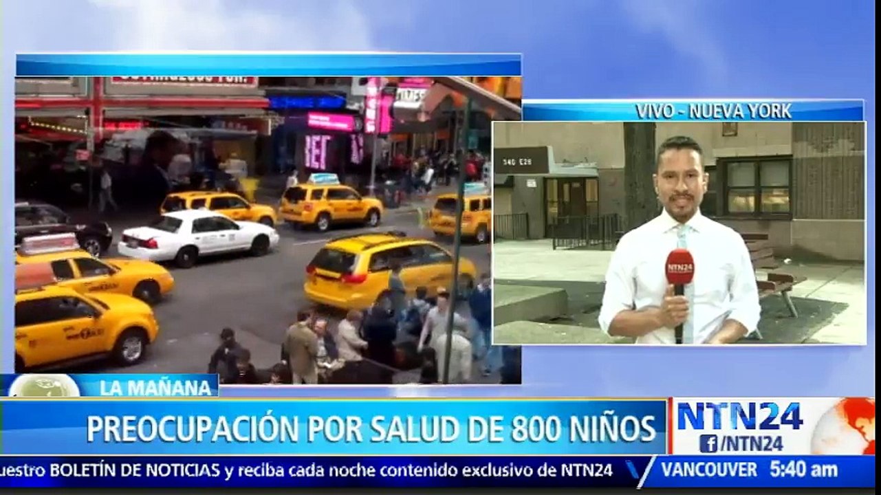 Más de 800 niños en Nueva York tendrían altos niveles de plomo en su sangre