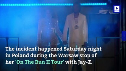 Beyonce Gets Stuck Midair During Flying Stage Malfunction