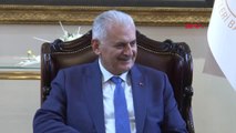 Başbakan Yıldırım, Diyanet İşleri Başkanı Ali Erbaş'ı Ziyaret Etti
