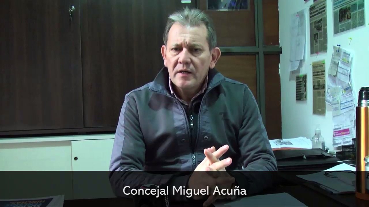 Concejal Miguel Acuña